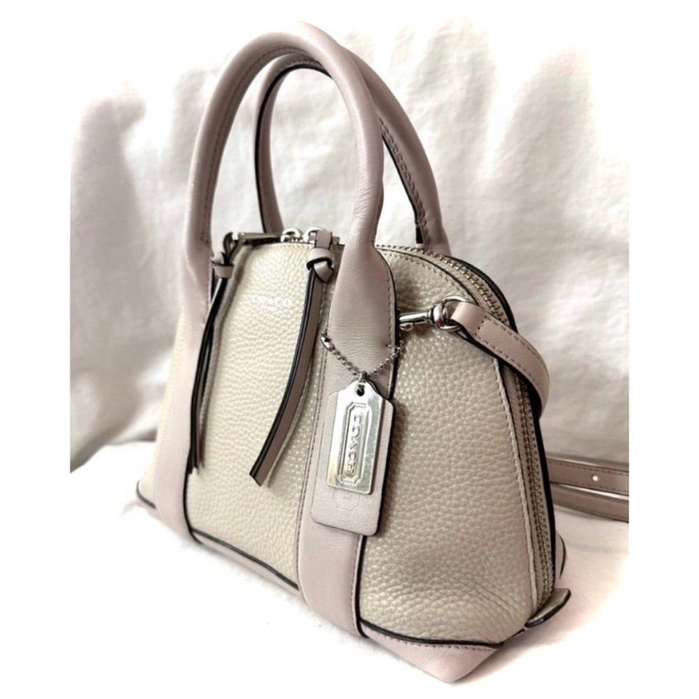 Coach Rare Color Bleecker Mini Preston 30143 Pebbled Leather - Picture 3 of 16